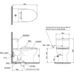 Bồn cầu nắp êm 2 khối nhấn xả TOTO CS302DT3