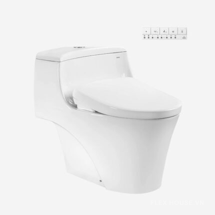 Bồn cầu nắp rửa giấu dây 1 khối TOTO MS823CDRW23