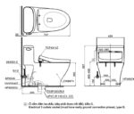 Bồn cầu nắp rửa điện tử liền khối TOTO MS887RW11