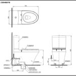 Bồn cầu nhấn xả 2 khối TOTO CS948DT8