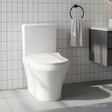 Bồn cầu nhấn xả 2 khối TOTO CS948DT8