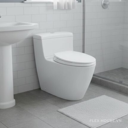 Bồn cầu nhấn xả liền khối nắp đóng êm TOTO MS636DT2