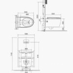 Bồn cầu treo tường cao cấp Inax AC-952VN