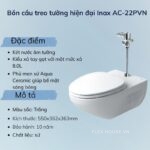 Bồn cầu treo tường hiện đại Inax AC-22PVN