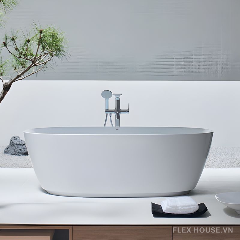 Bồn tắm đặt sàn cao cấp Inax BF-1760V