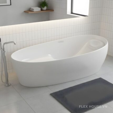 Bồn tắm đặt sàn massage bọt khí PJYD2200PWE