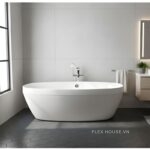 Bồn tắm để sàn Acrylic hiện đại Inax BF-1858V