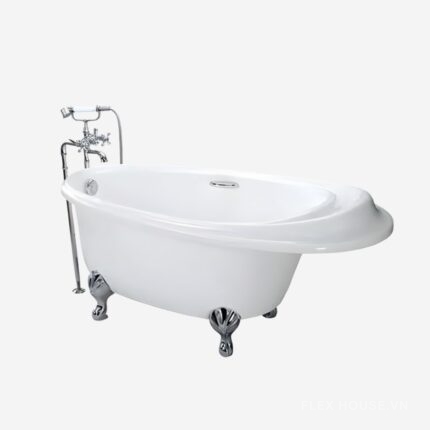 Bồn tắm ngọc trai chân mạ bạc TOTO PPY1610HIPTE