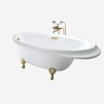 Bồn tắm ngọc trai chân mạ vàng TOTO PPY1610HIPTV14E