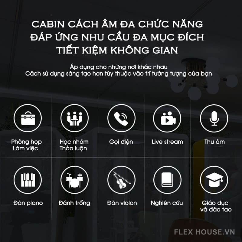 Booth cách âm cho văn phòng làm việc S-01