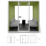 Cabin cách âm di động cho văn phòng trường học ZB-04 L