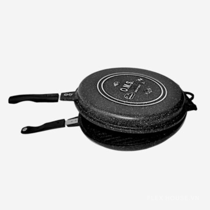 Chảo 2 mặt chiên nướng không dầu Capri 3219.00.12