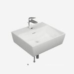 Chậu Lavabo treo tường men sứ TOTO LT328C