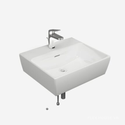 Chậu Lavabo treo tường men sứ TOTO LT328C
