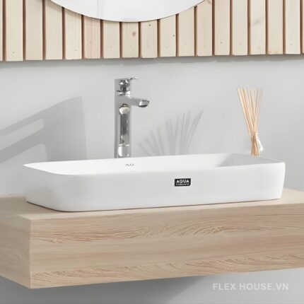 Chậu rửa mặt bằng sứ đặt bàn Inax AL-642V (2)
