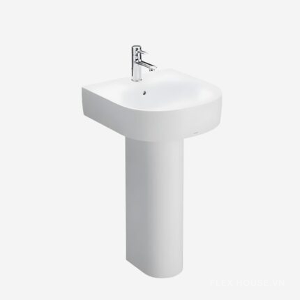 Chậu rửa mặt treo tường chân dài TOTO LPT766C