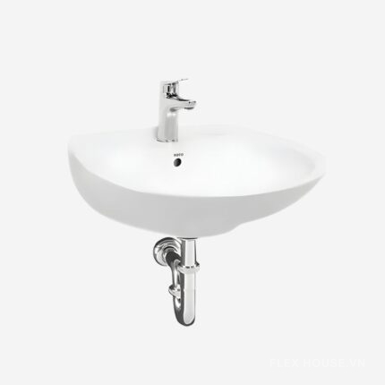 Chậu rửa mặt treo tường men sứ TOTO LT300C