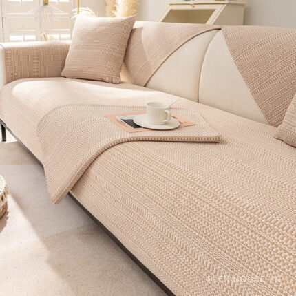 Drap bọc ghế sofa cotton phong cách Bắc Âu PJ6275