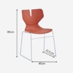 Ghế ăn kim loại phong cách Châu Âu