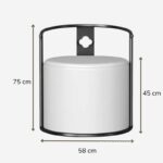 Ghế bàn ăn khung kim loại hiện đại AX4227