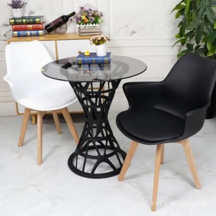 Ghế cà phê Eames lưng nhựa DM24073
