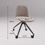 Ghế cafe thư giãn có bánh xe hiện đại GAI82