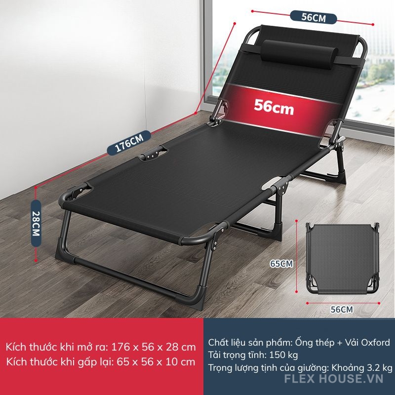 Ghế gấp gọn nghỉ trưa văn phòng YL9210
