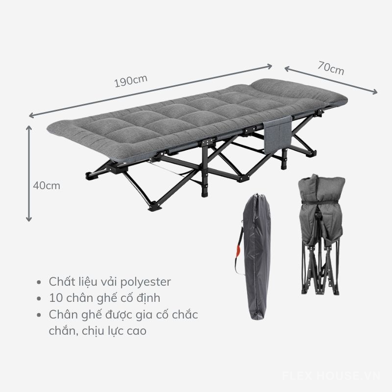 Ghế nghỉ trưa văn phòng gấp gọn tiện lợi YL7804 (10)