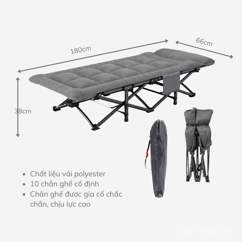 Ghế nghỉ trưa văn phòng gấp gọn tiện lợi YL7804
