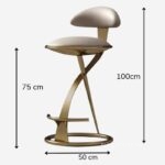 Ghế quầy bar chân tựa lưng hiện đại AX4225