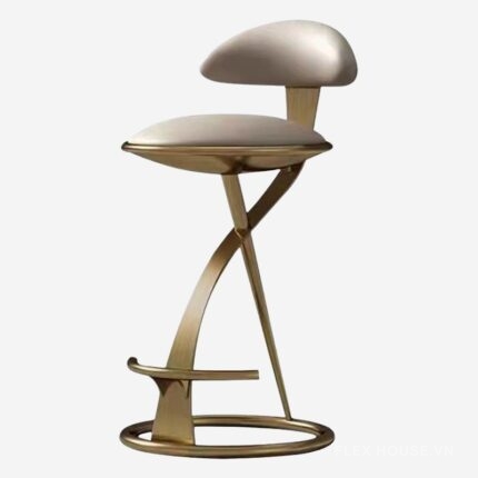 Ghế quầy bar chân tựa lưng hiện đại AX4225