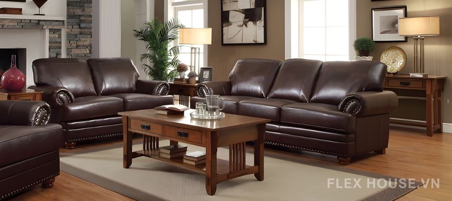 Cách vệ sinh ghế sofa da đúng chuẩn để luôn như mới 2 Ghế sofa da