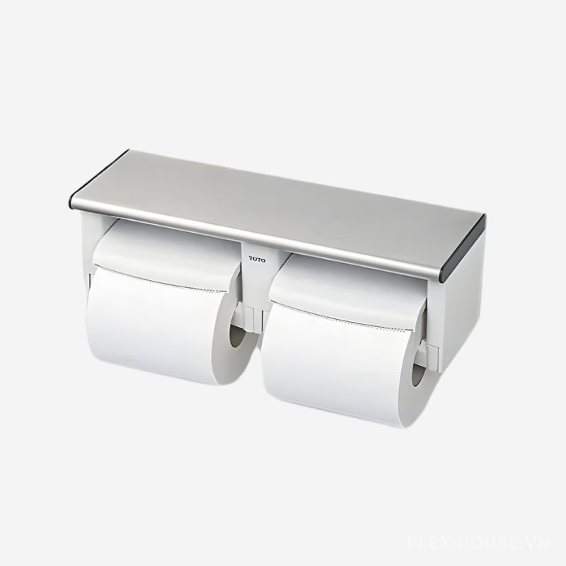 Giá treo cuộn giấy vệ sinh đôi TOTO YH702 2 Giá treo cuộn giấy vệ sinh đôi TOTO YH702