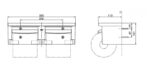 Giá treo cuộn giấy vệ sinh đôi TOTO YH702