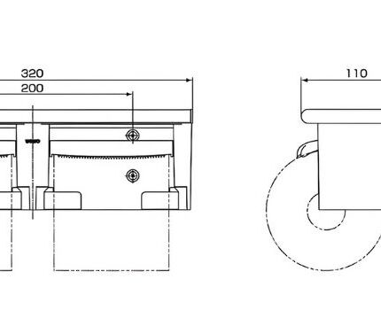 Giá treo cuộn giấy vệ sinh đôi TOTO YH702