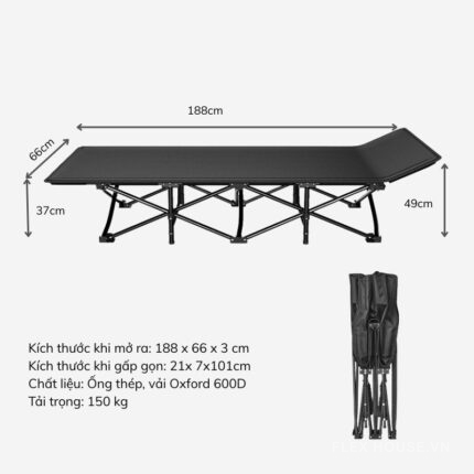 Giường xếp du lịch cắm trại tiện lợi YL1742