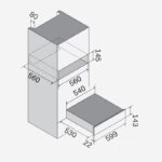 Khay giữ ấm Elica Virtus Warm Drawer 60PP
