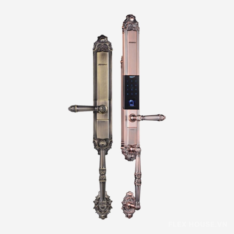 Khóa cửa điện tử cổ điển điều khiển từ xa Kaadas 6001 1