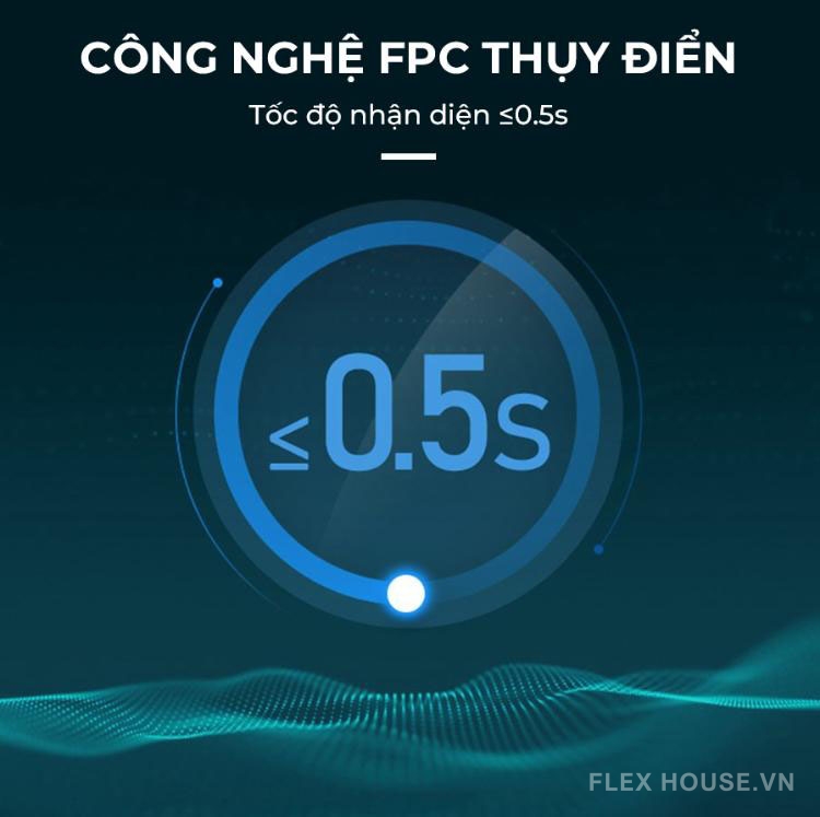 Khóa cửa điện tử tay gạt sử dụng thẻ từ vân tay Kaadas L8 6