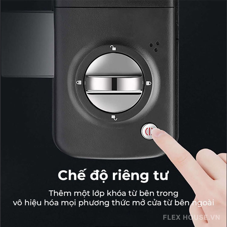 Khoá cửa kính vân tay kết nối Bluetooth Kaadas R6 18