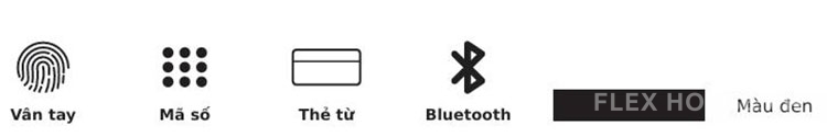 Khoá cửa kính vân tay kết nối Bluetooth Kaadas R6 15