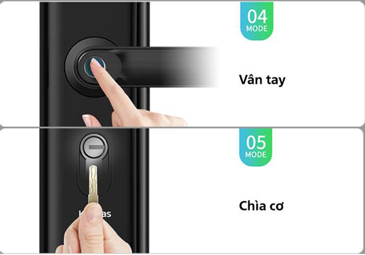 Khóa cửa thông minh Wifi kết nối app Kaadas M7-W 18 Khóa cửa thông minh Wifi kết nối app Kaadas M7-W 21