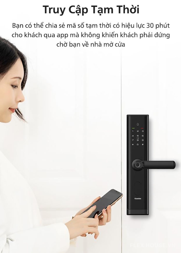 Khóa cửa thông minh Wifi kết nối app Kaadas M7-W 14 Khóa cửa thông minh Wifi kết nối app Kaadas M7-W 17