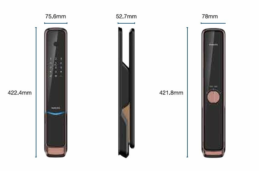 Khóa cửa thông minh kết nối APP Gateway Philips 9300 222
