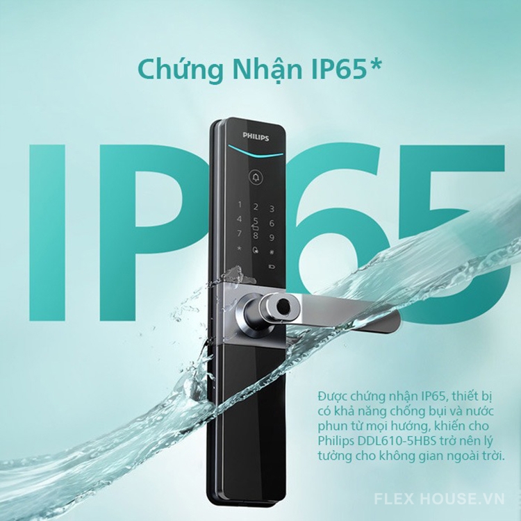 Khóa cửa thông minh kết nối APP Gateway Philips DDL610-5HBS 16