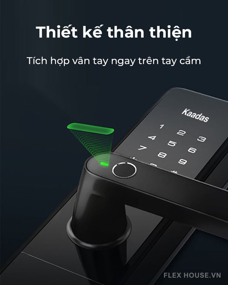 Khóa cửa thông minh kết nối Bluetooth Kaadas L7 9