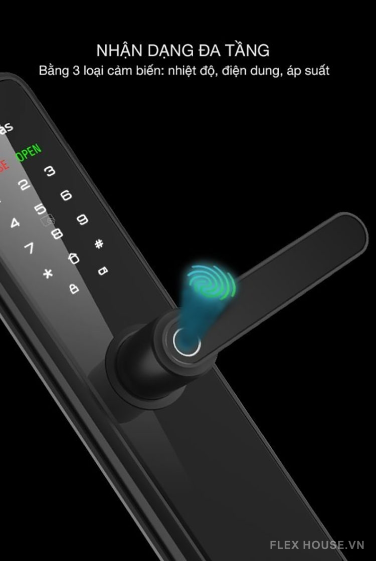 Khóa cửa thông minh kết nối Bluetooth Kaadas L7 12