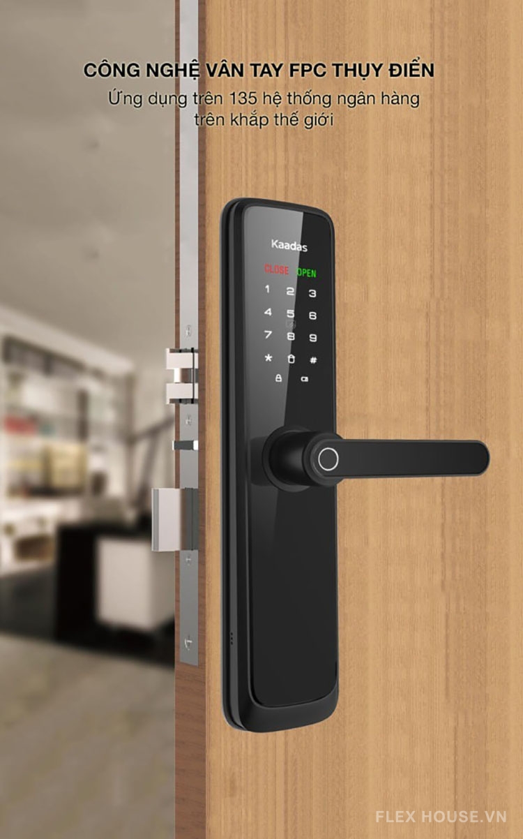Khóa cửa thông minh kết nối Bluetooth Kaadas L7 10