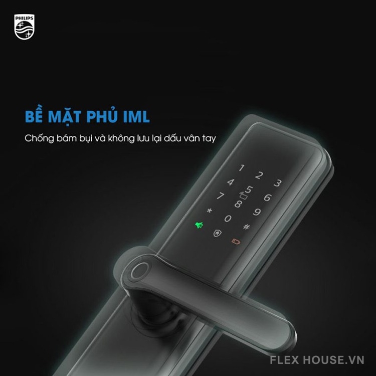 Khóa cửa thông minh kết nối Bluetooth Philips 7300 15
