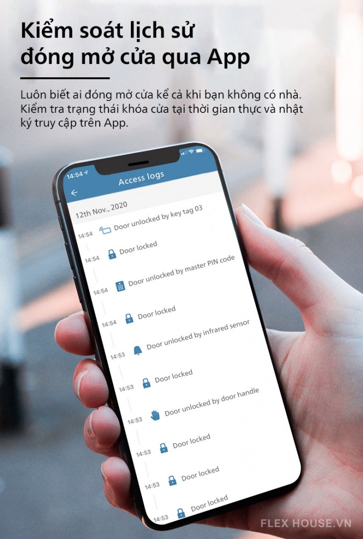 Khóa cửa thông minh kết nối Wifi Philips DDL603E 12